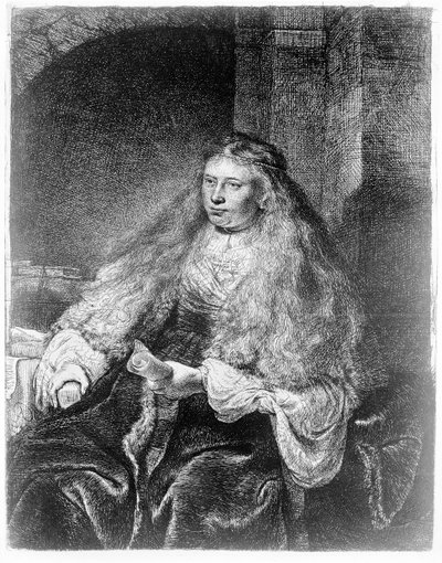 The Great Jewish Bride, 1635 by Rembrandt van Rijn